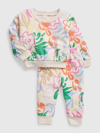 Baby Floral Sweatsuit Set | Gap (US)