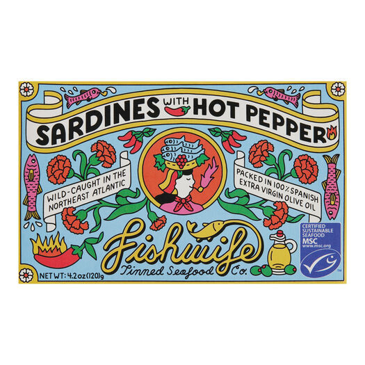 Fishwife Sardines with Hot Peppers in Olive Oil by World Market | World Market