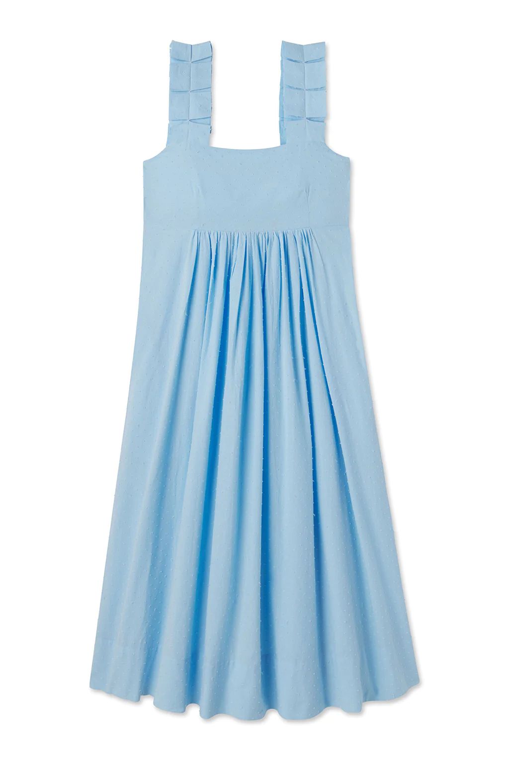 Lolly Dress in Morning Blue | Lake Pajamas