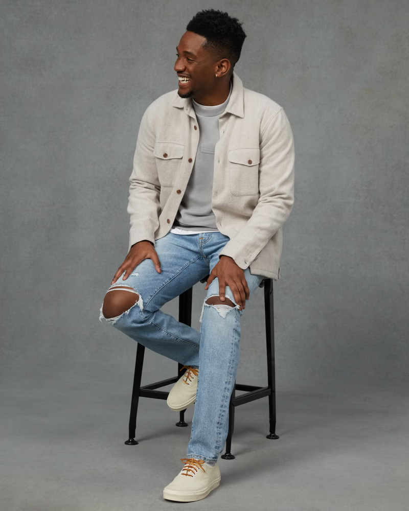 Ripped Skinny Jeans | Abercrombie & Fitch (US)