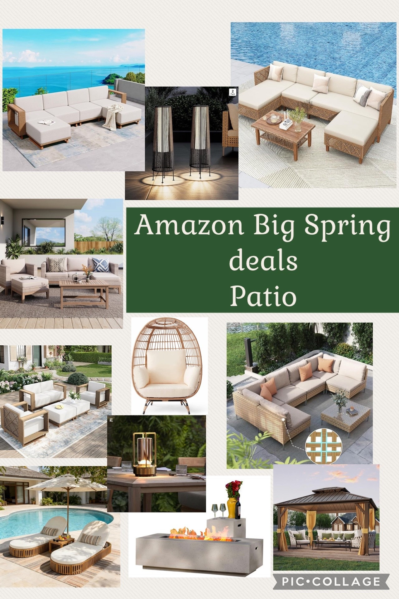 AmazonnBIG SPRING SALE deals patio!!

Summer spring outdoor backyard porch lounge set patio furniture outside dupes egg chair solar lighting 

#LTKSeasonal #LTKSaleAlert #LTKHome