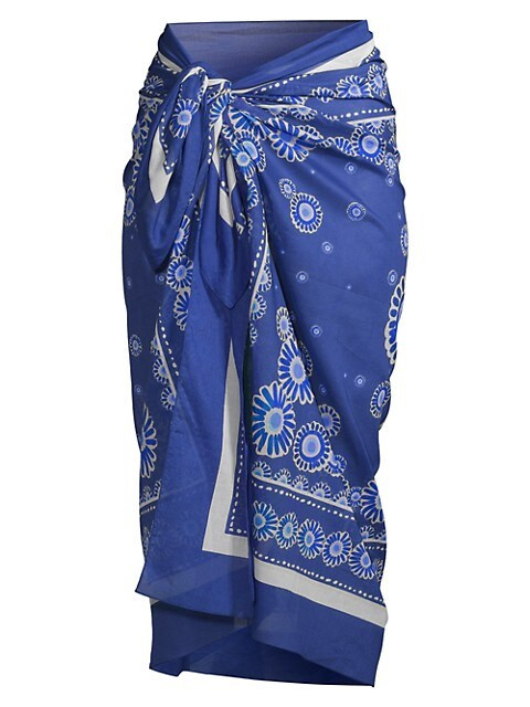 Cotton Floral Pareo | Saks Fifth Avenue