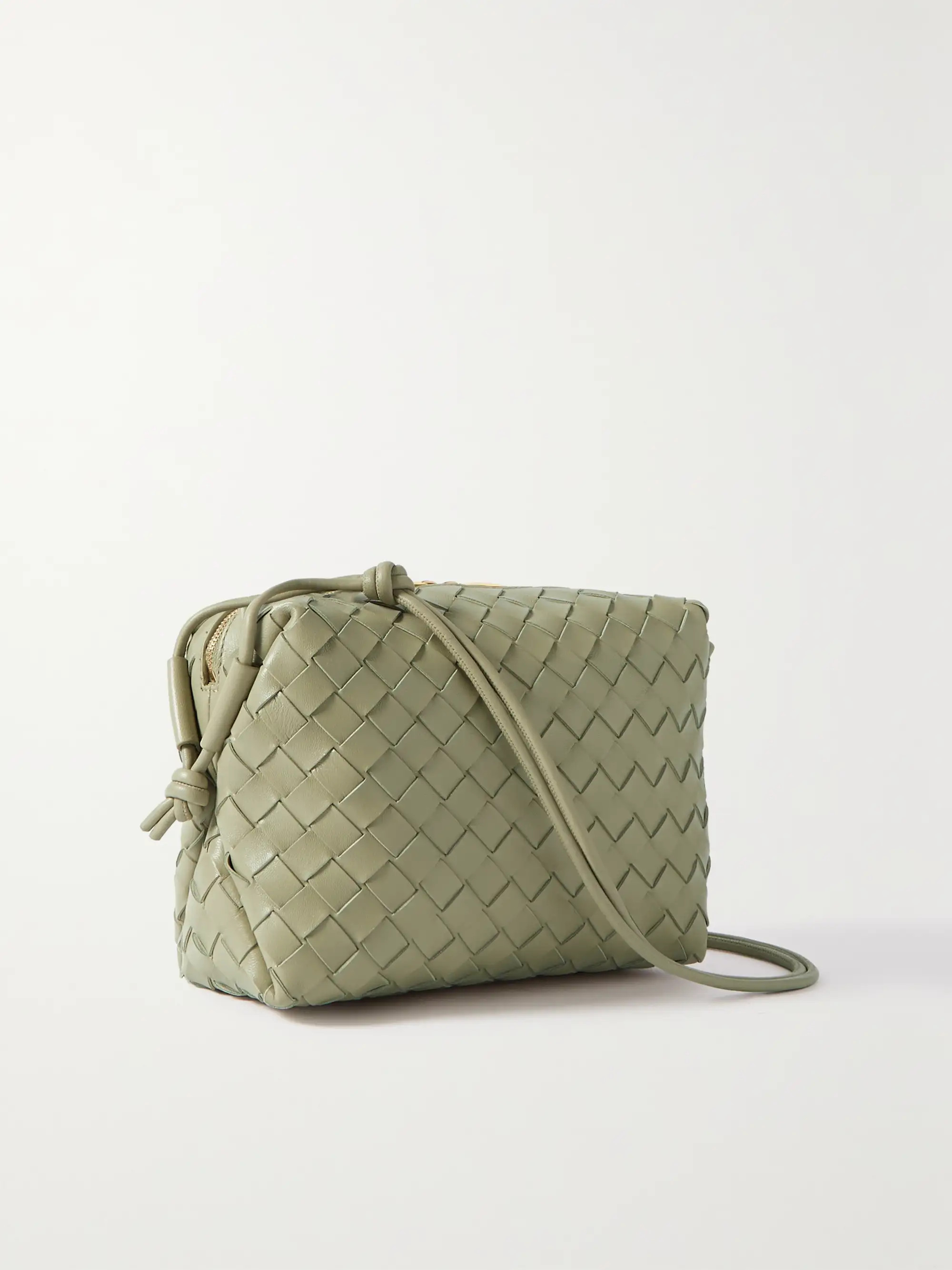 Loop small intrecciato leather shoulder bag | NET-A-PORTER (US)