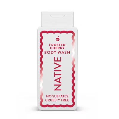 Native Holiday Limited Edition Sulfate-Free Body Wash - Frosted Cherry - 18 fl oz | Target