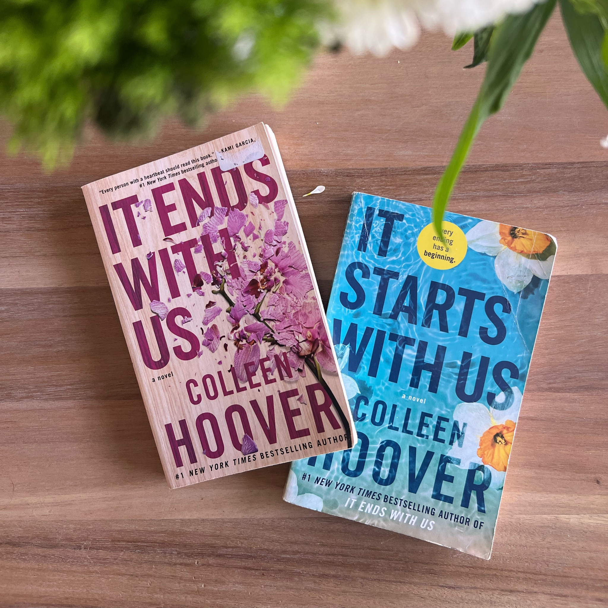 It Starts With Us and It ends With Us By Colleen Hoover 2 Books Collection  Set
