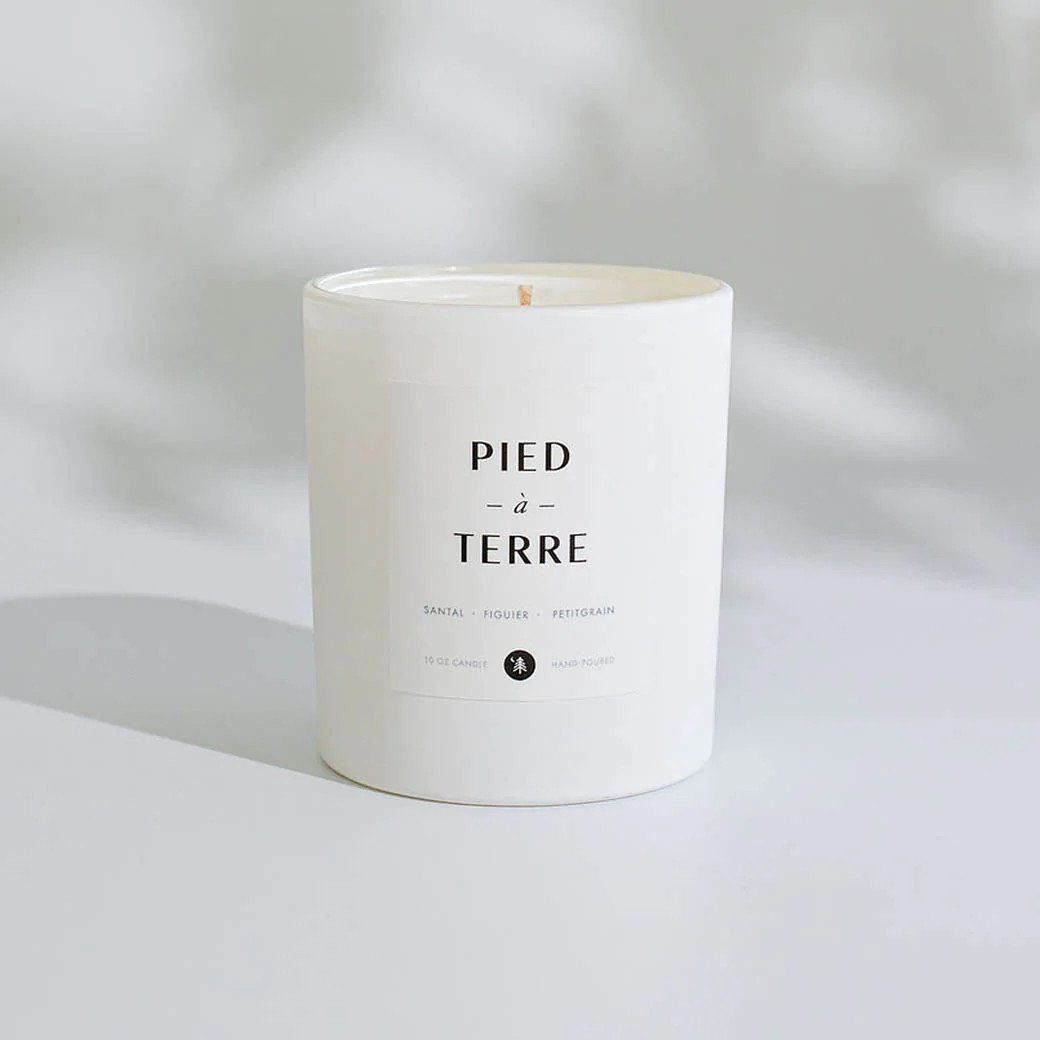 Pied-a-Terre Candle | ChappyWrap