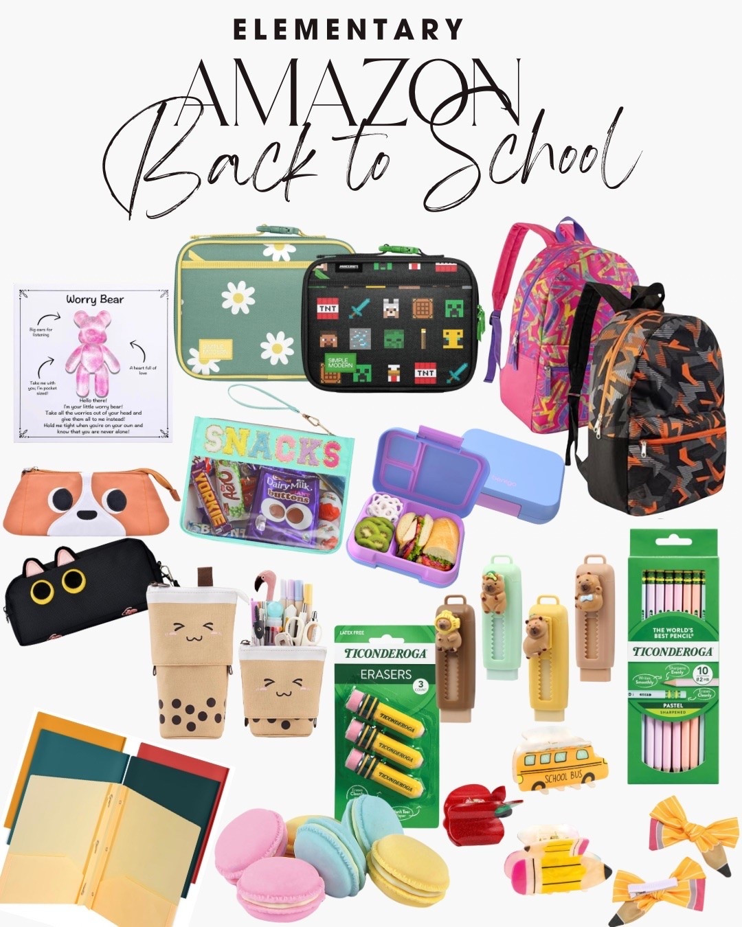 Lunch boxes, school bags, cute erasers, and fun pencils - everything your kids need for back to school! Many are on sale, so grab at a discount while you can. School’s right around the corner ✏️📚

#backtoschool #schoolsupplies #schoolnecessities #amazon #amazonfinds #school #discount #sale

#LTKSaleAlert #LTKKids #LTKmomlife