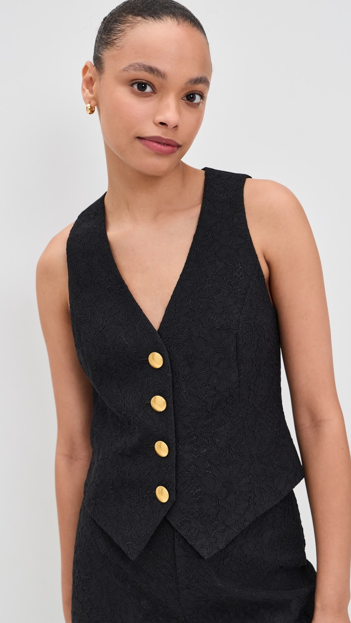 Kino Bonded Lace Vest | Shopbop