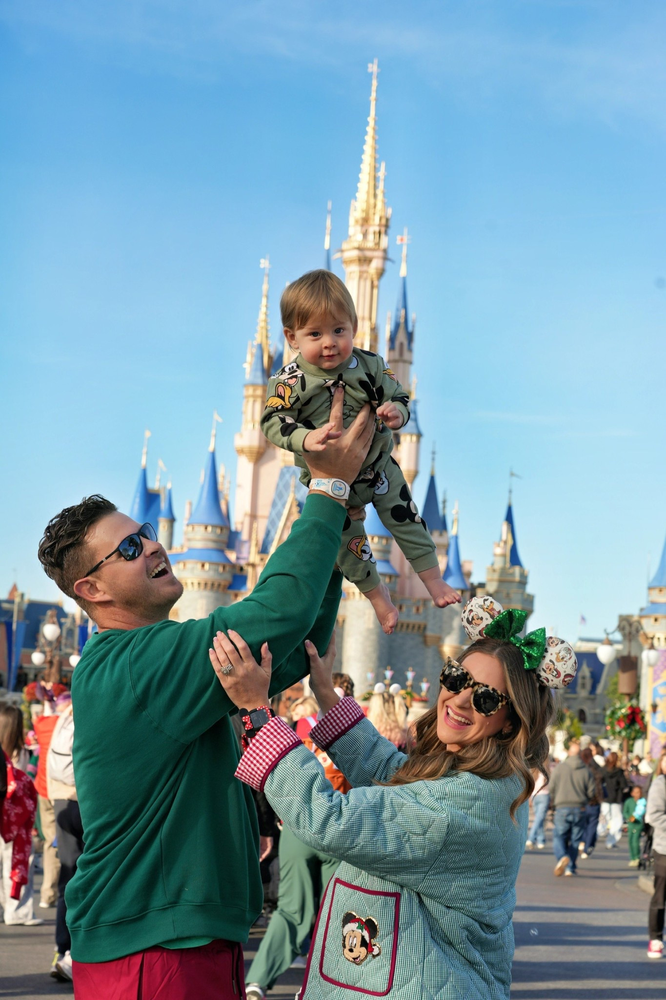 What to wear family outfits for Christmas at Walt Disney world! We are having so much fun with Storm on his first Christmas Disney trip! 

#LTKHoliday #LTKTravel #LTKFamily