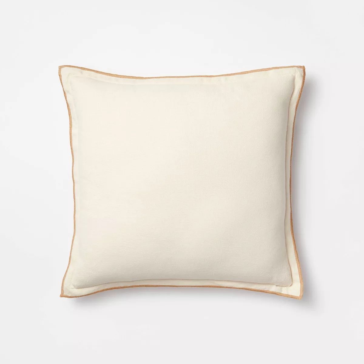 Linen Square Throw Pillow Cream - Threshold™ designed with Studio McGee | Target