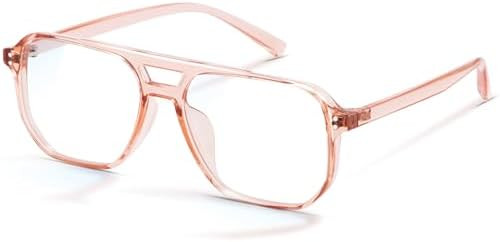 livho Vintage Aviator Blue Light Blocking Glasses, Fashion Oversized Frames with UV Protection Co... | Amazon (US)