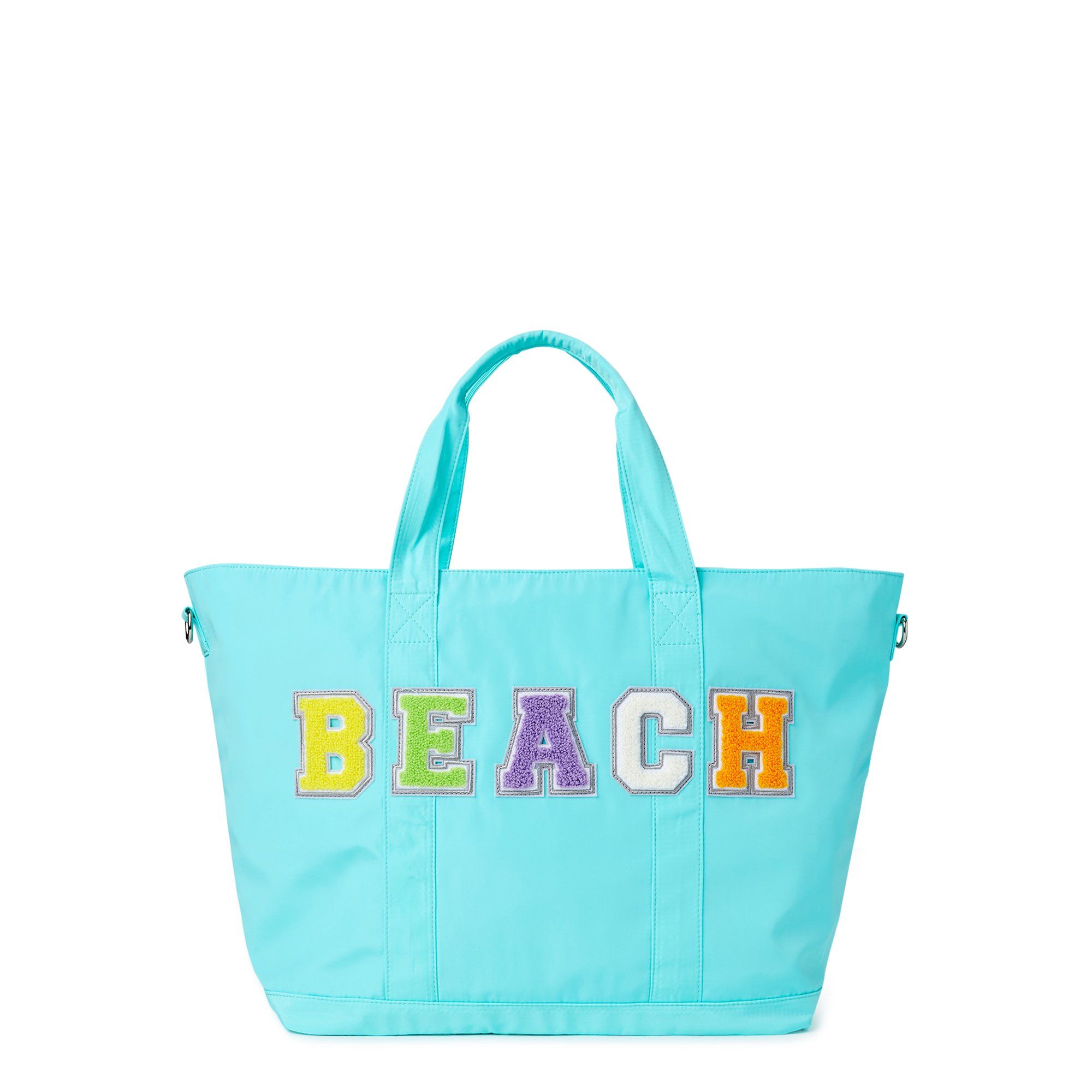 No Boundaries Nylon Beach Tote Bag | Walmart (US)