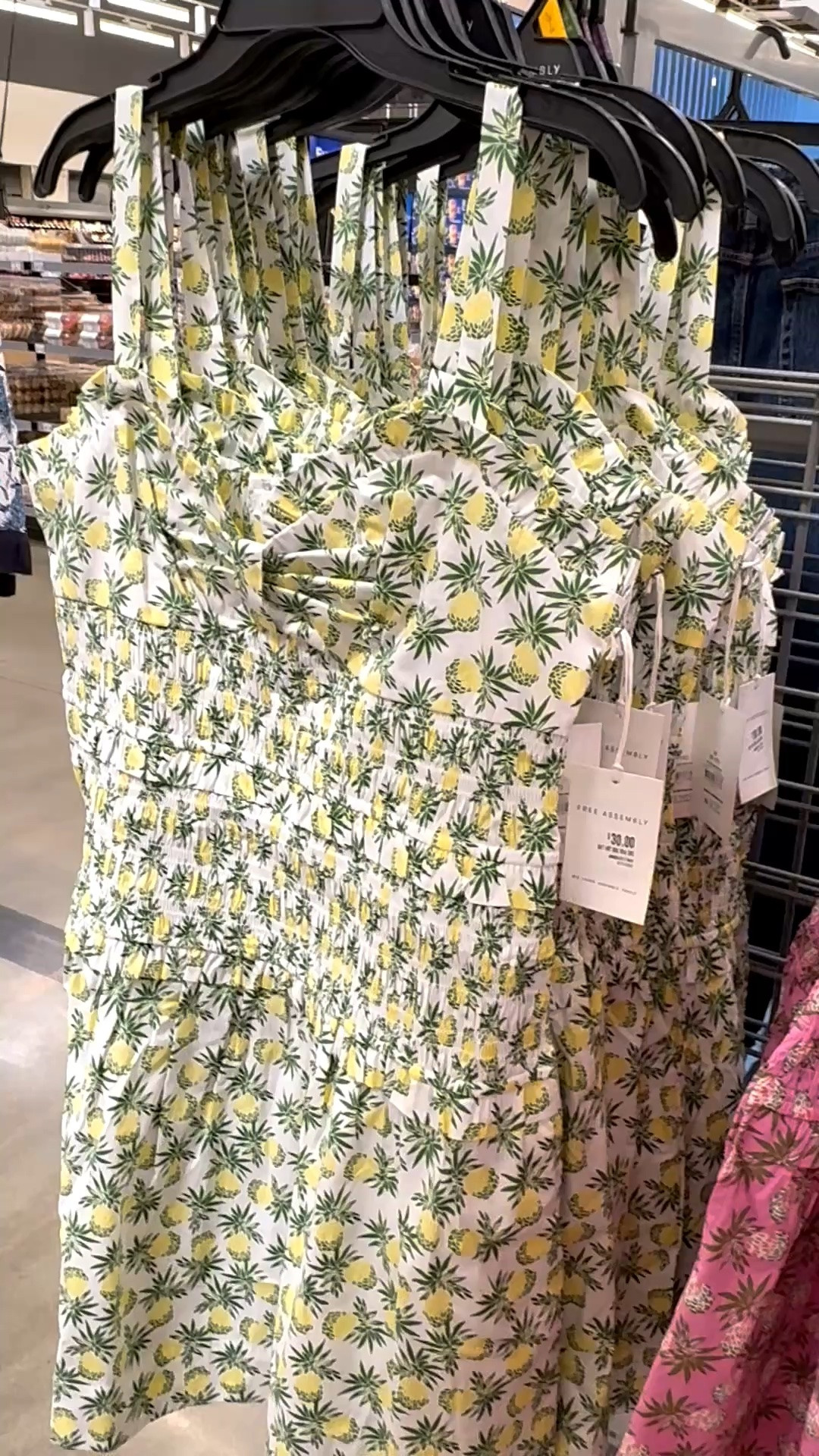 Free Assembly Women's Tiered Smocked Mini Dress, XS-XXL

🍍💗 Free Assembly is making Walmart look like a boutique!

I found the Free Assembly Women’s Tiered Smocked Mini Dress in the cutest pink pineapple and green pineapple prints, and I’m officially obsessed. These dresses have that effortless boutique, coastal, cottagecore, and vacation-ready look without the boutique price tag.

For just $30, this lightweight mini dress is perfect for back-to-school, college, brunch, beach vacations, cruises, date nights, weekend outings, or transitioning into fall with a denim jacket and boots.

🍍 Available in two pineapple prints
💗 Pink & green options
✨ Smocked bodice + tiered skirt
🌴 Perfect for vacations & everyday wear
🛍️ Only $30 at Walmart

Whether you’re updating your wardrobe or looking for an easy throw-on-and-go outfit, this is one of my favorite Free Assembly finds this season.

#LTKStyle #FreeAssembly #WalmartFashion #WalmartStyle #MiniDress #SmockedDress #TieredDress #PineapplePrint #BoutiqueStyle #CoastalStyle #Cottagecore #FallTransitionStyle #VacationOutfit #CollegeStyle #AffordableFashion #LTKFinds

#LTKSeasonal
