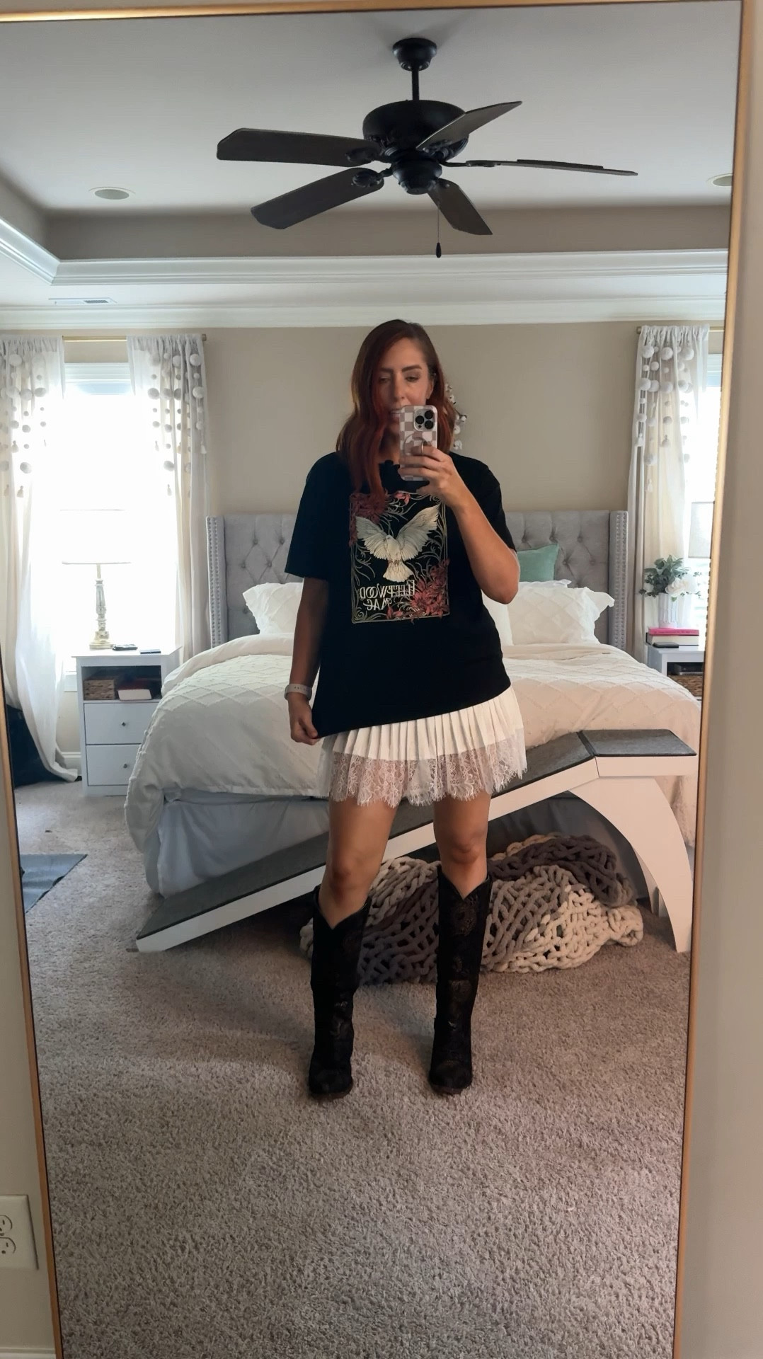 Styled this white slip skirt with an oversized band tee and my black corral boots. What do you think?

Fall outfit | slip skirt | boots | band tee| Amazon fashion 

#LTKSaleAlert #LTKStyleTip #LTKShoeCrush