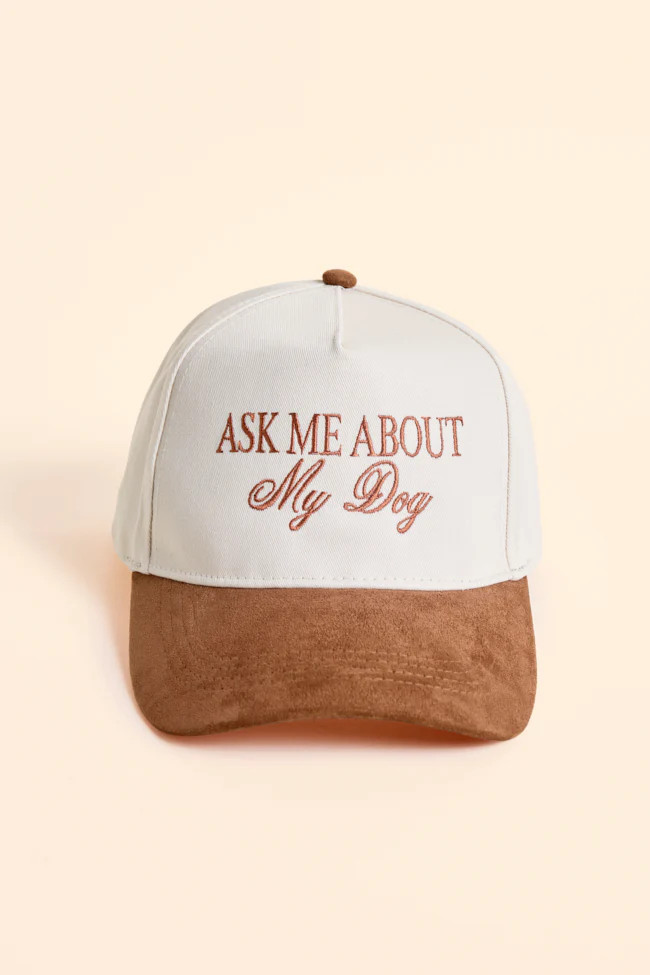 Ask Me About My Dog Trucker Hat | Pink Lily
