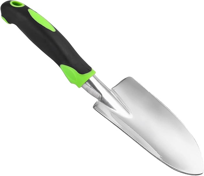 Garden Shovel Hand Trowel Mini Shovel Garden Tools Cast-Aluminum Heavy Duty Gardening Tool Soft R... | Amazon (US)