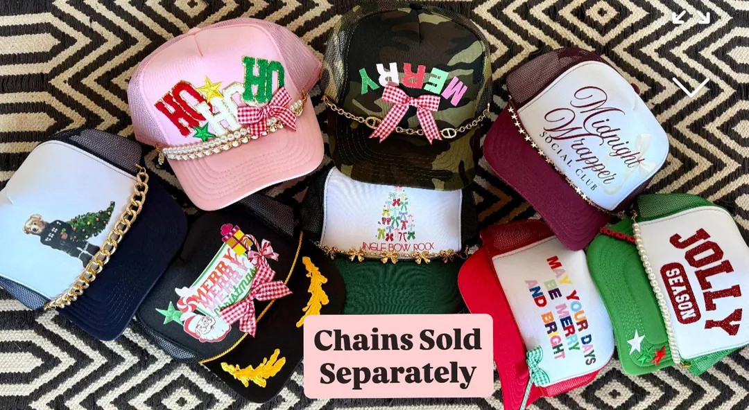 Happystack Christmas, Trucker Hat, Holiday, Trucker Hat, Custom Trucker Hat, Christmas Gift, Holi... | Etsy (US)