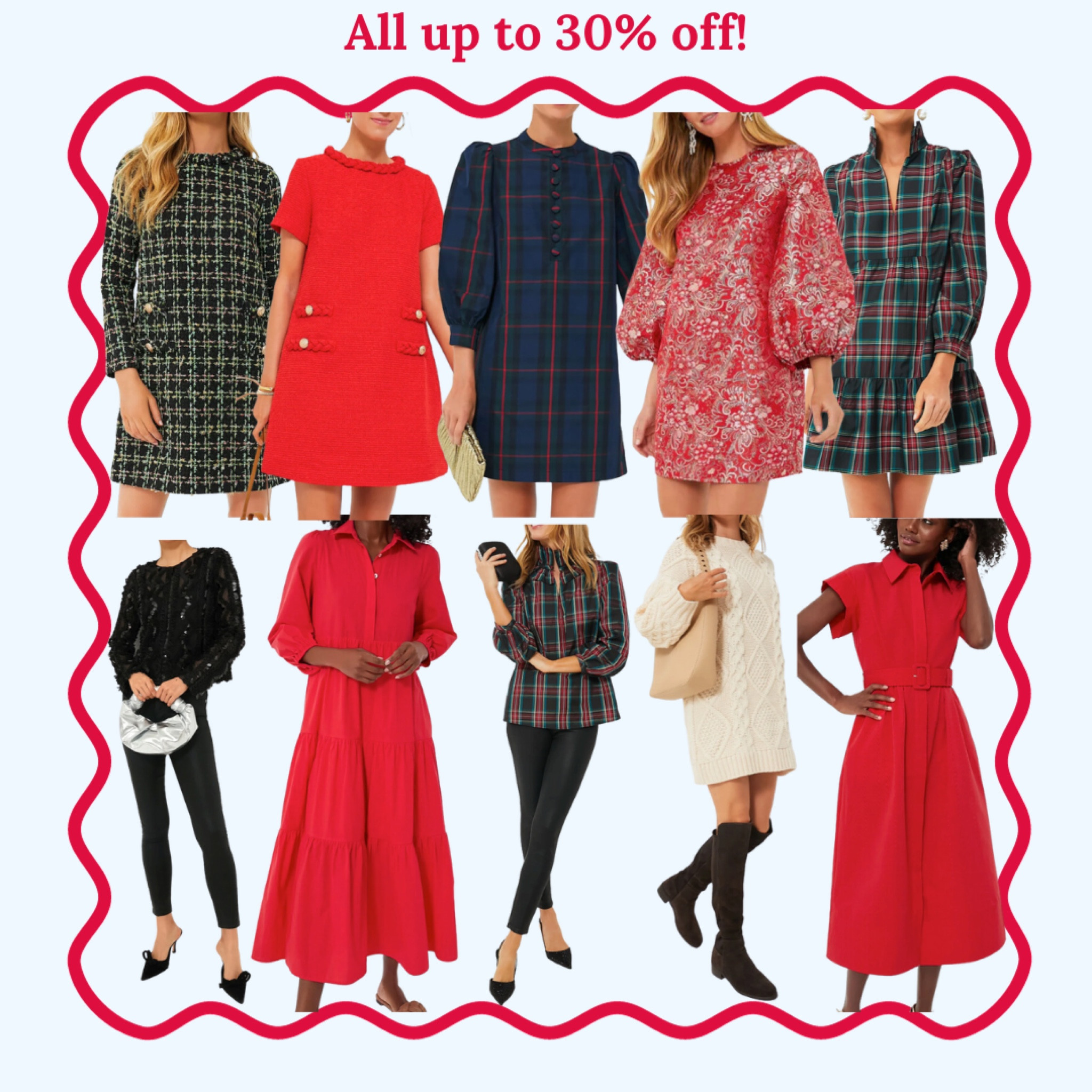 Tuckernuck up to 30% off! all the best holiday dresses and holiday outfits on sale 

#LTKsalealert #LTKCyberWeek