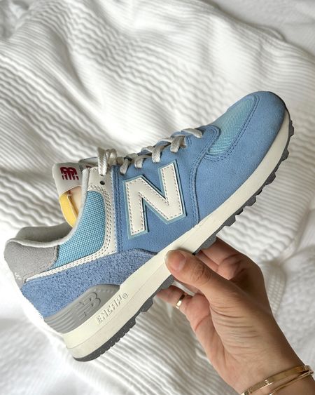 One of this week’s top sellers! 

These cute light blue new balance sneakers add a fun pop of color to your spring outfit.

Runs TTS and they’re under $100! 

#LTKFindsUnder100 #LTKShoeCrush #LTKStyleTip