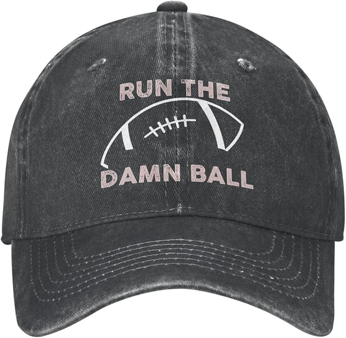 Football Hat Run The Damn Ball Hat for Men Baseball Caps Vintage Cap | Amazon (US)
