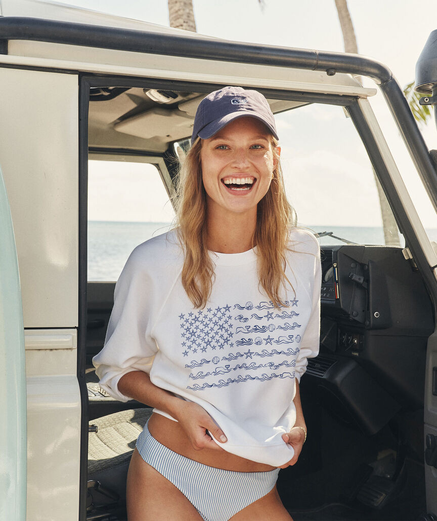 Surf Terry Crewneck Sweatshirt | vineyard vines