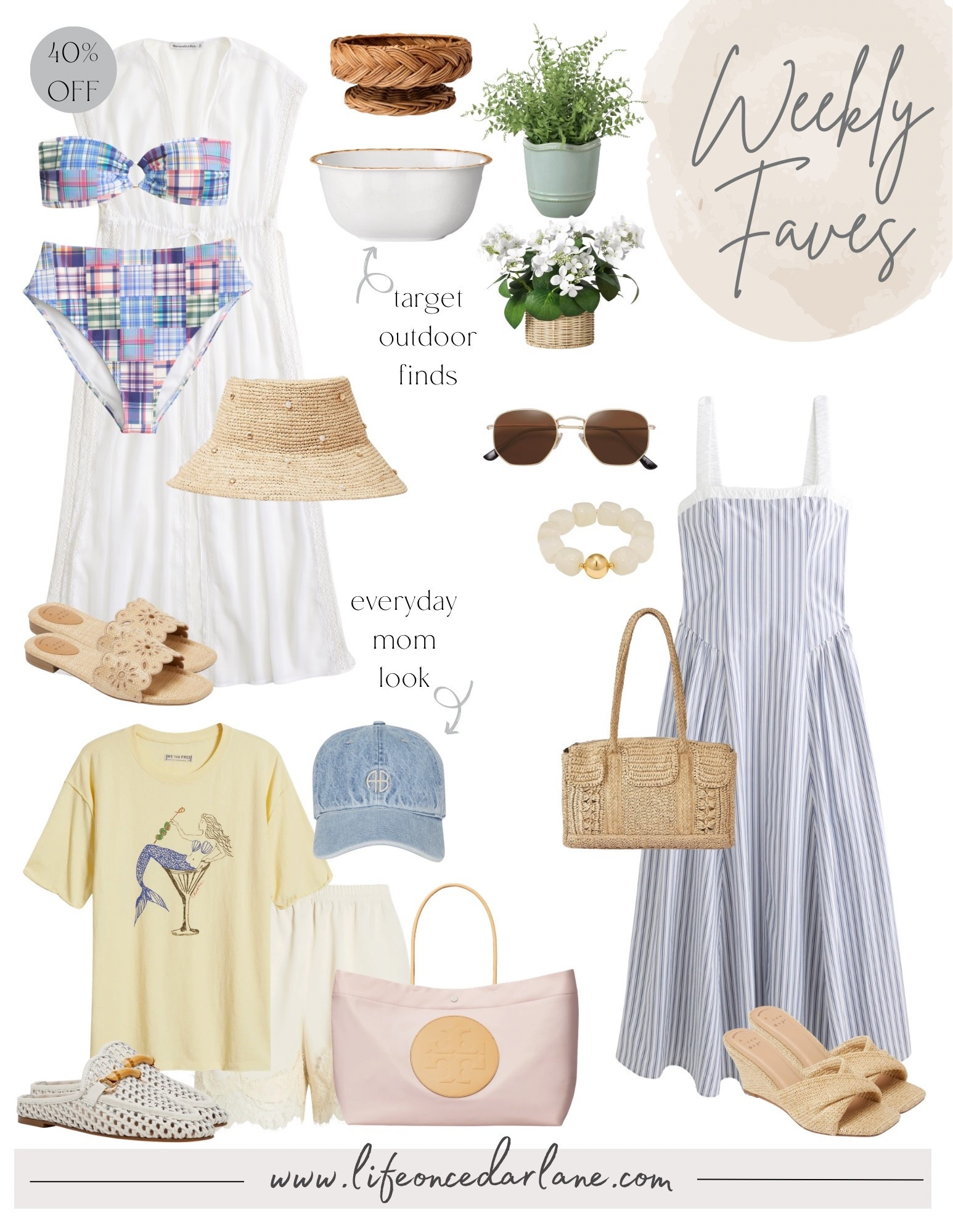 Weekly Faves- check out what we are loving! From new arrivals, sales, fashion and more! Loving this  Abercrombie swim look, Abercrombie summer look & casual everyday summer look!

#LTKmomlife #LTKSaleAlert #LTKHome