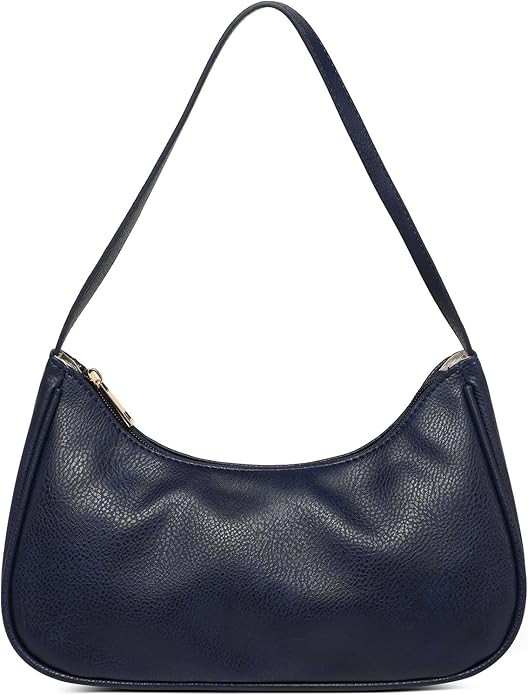 Afashor Shoulder Bags for Women Vegan Leather Hobo Sling Tote Handbag Retro Clutch Purse with Zip... | Amazon (US)