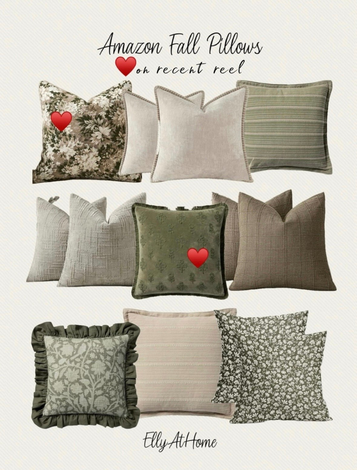 I’ve recently styled this floral & velvet pillows on recent reels! Pretty fall throw pillows in beautiful textures! Also shop cozy throw blankets! Fall home decor accessories. Amazon home, free delivery. 

#LTKHome #LTKFindsUnder50 #LTKSaleAlert