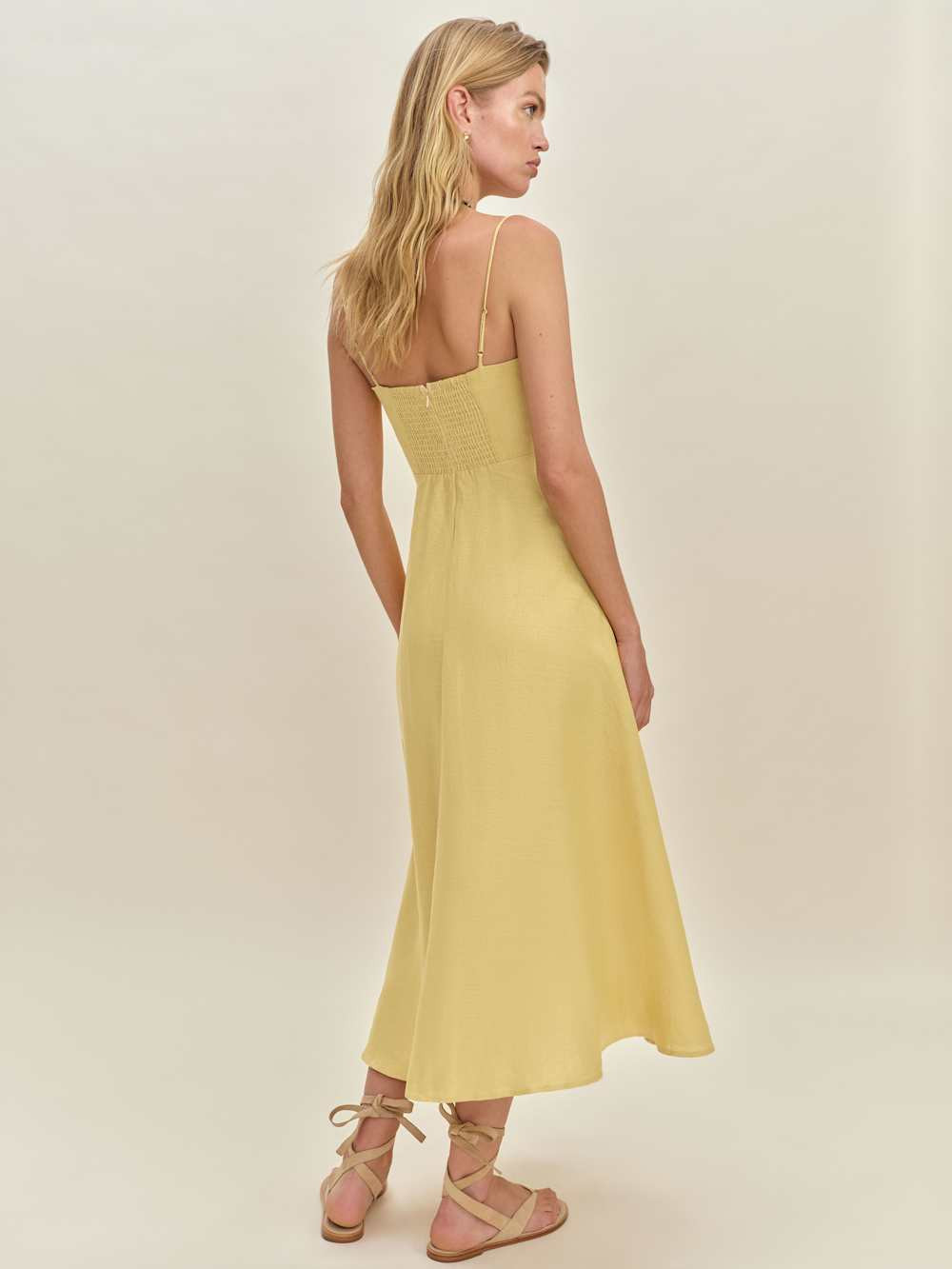 Monette Linen Dress | Reformation (Global)