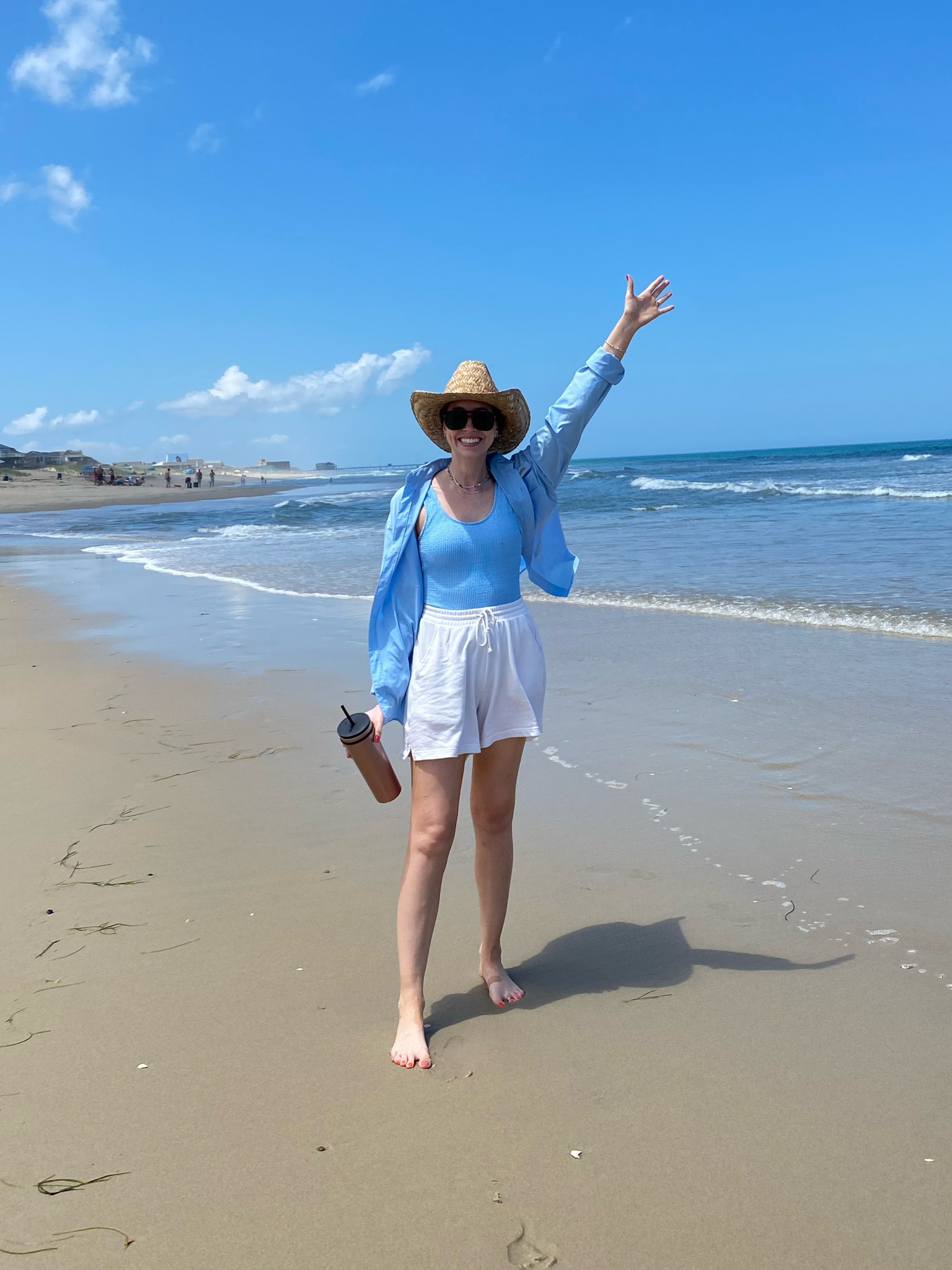Go-to beach outfit! This shirt has sun protection to keep you free from burning 😎
.
Sun hat cowboy hat beach vacation outfit pool outfit sweatshorts one piece swimsuit amazon swimsuit amazon sunglasses

#LTKSeasonal #LTKswim #LTKfindsunder50