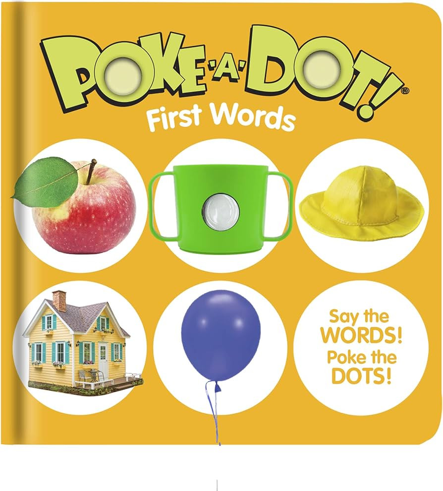 Melissa & Doug Children’s Book – Poke-a-Dot: First Words (Board Book with Buttons to Pop) | Amazon (US)