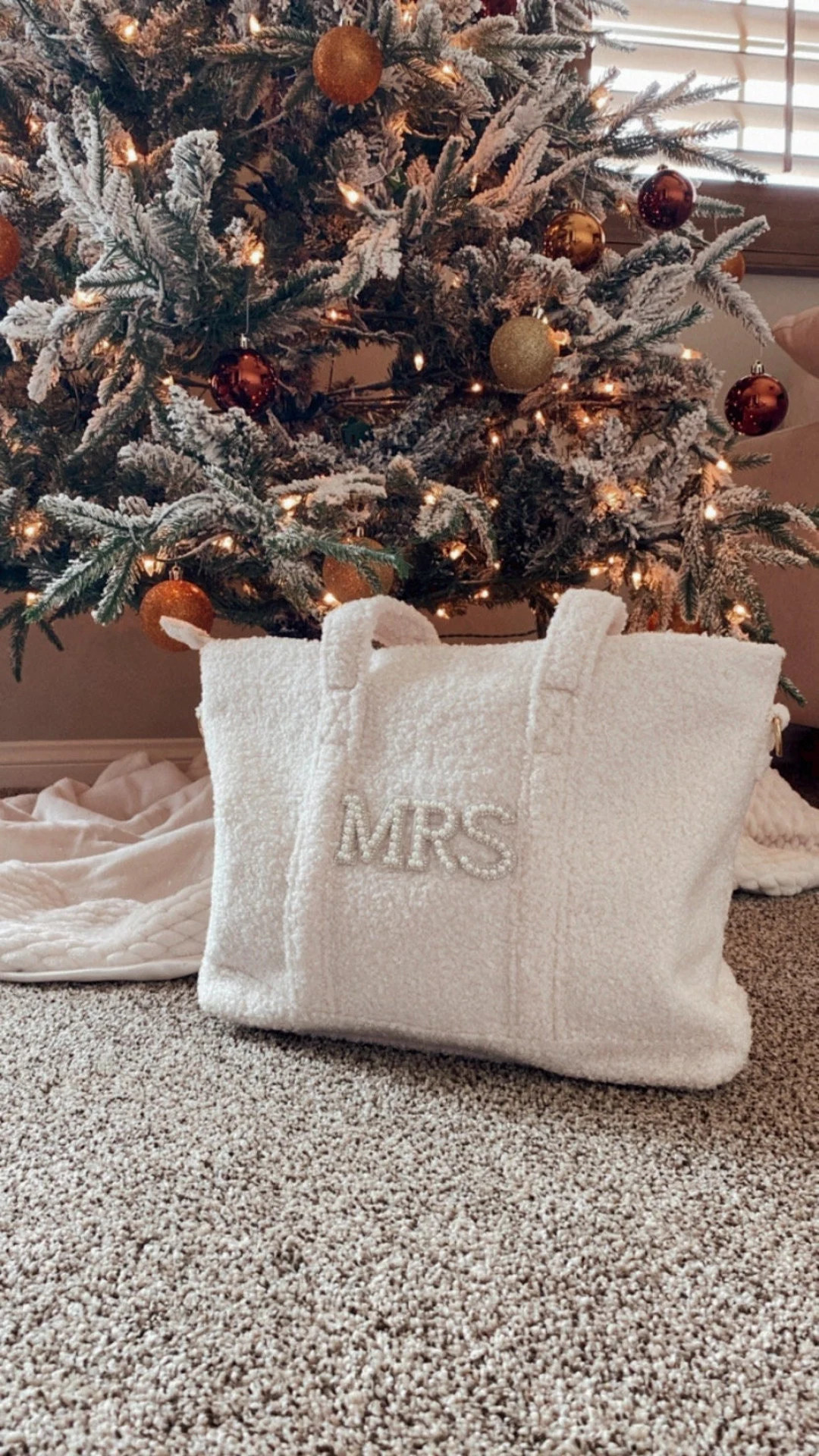 Teddy Tote | Sherpa Tote Bag | Bride Tote Bag | Wedding Bag For Bride | Bride Travel Bag | Honeym... | Etsy (US)