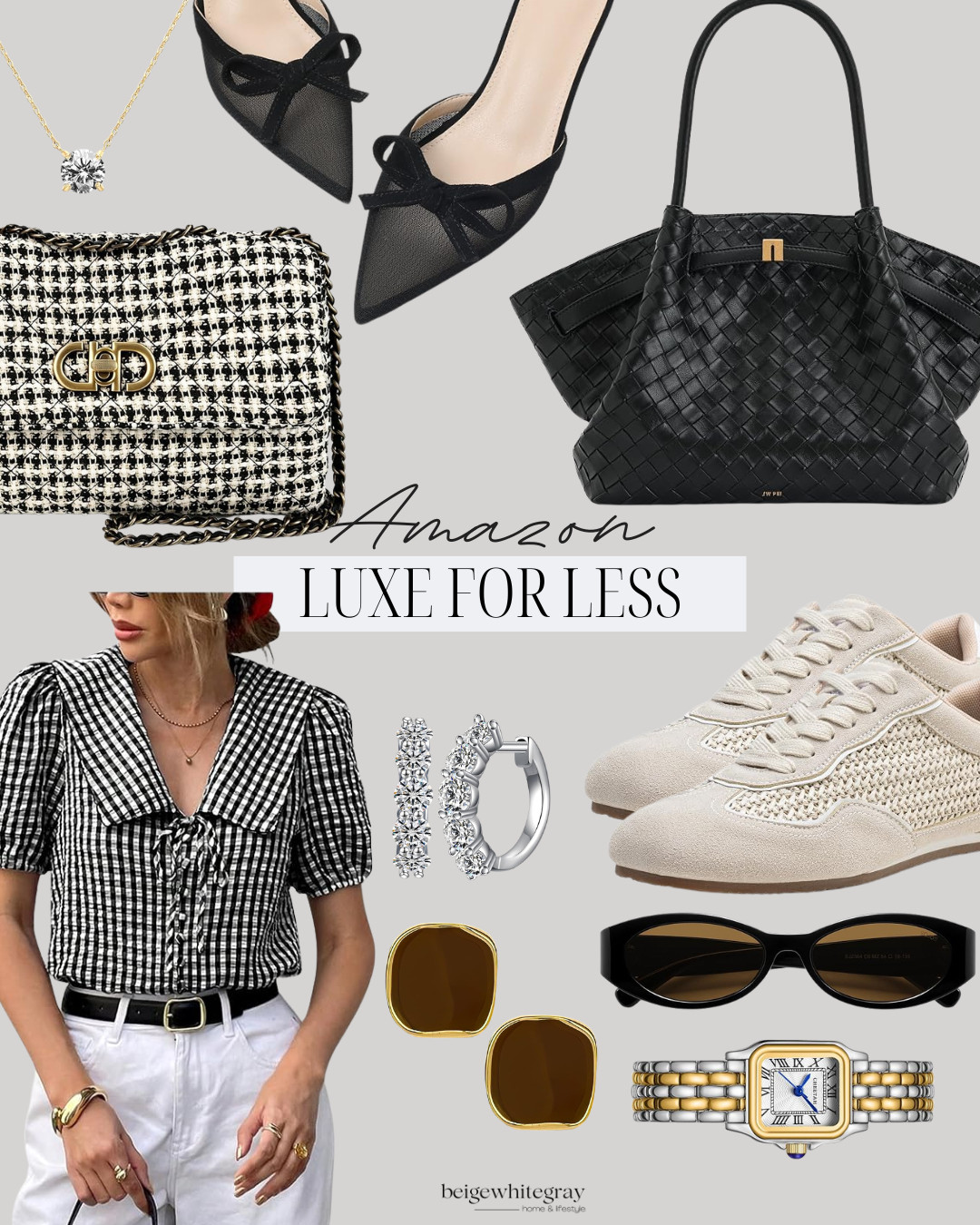 Upgrade your style with these chic accessories and chic shoes! Perfect for any occasion. #StyleUpgrade #AmazonFinds