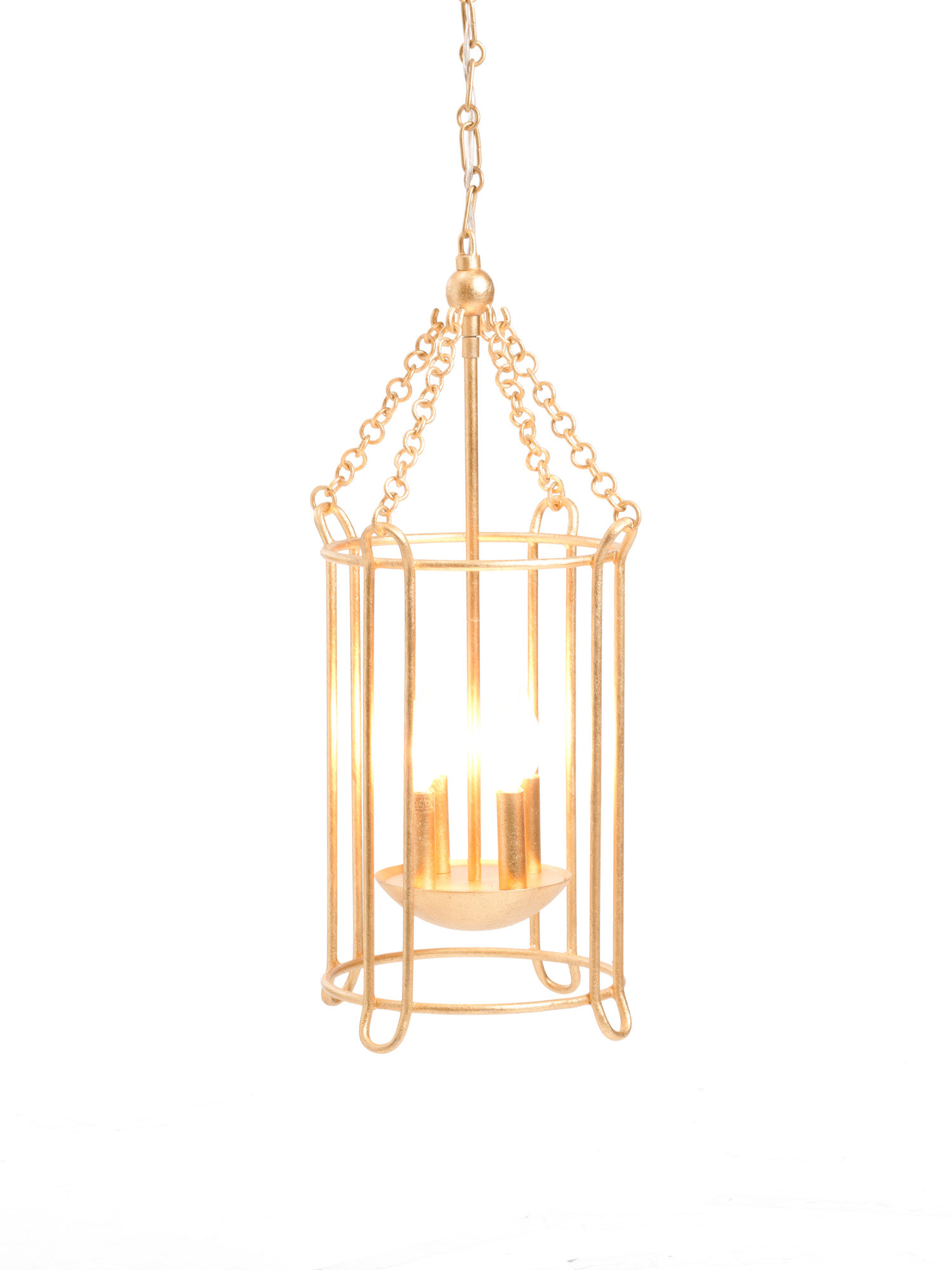 13.5x28.25 Iron Lassen Four Light Lantern Chandelier | Lighting | Marshalls | Marshalls