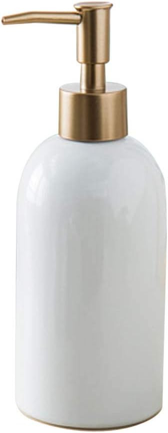 Layboo 420ml Nordic Style Ceramic Hand Soap Dispenser, Decorative Liquid Soap & Lotion Dispenser ... | Amazon (US)