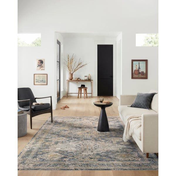 Gaia GAA-02 Denim/Taupe Area Rug | Rugs Direct