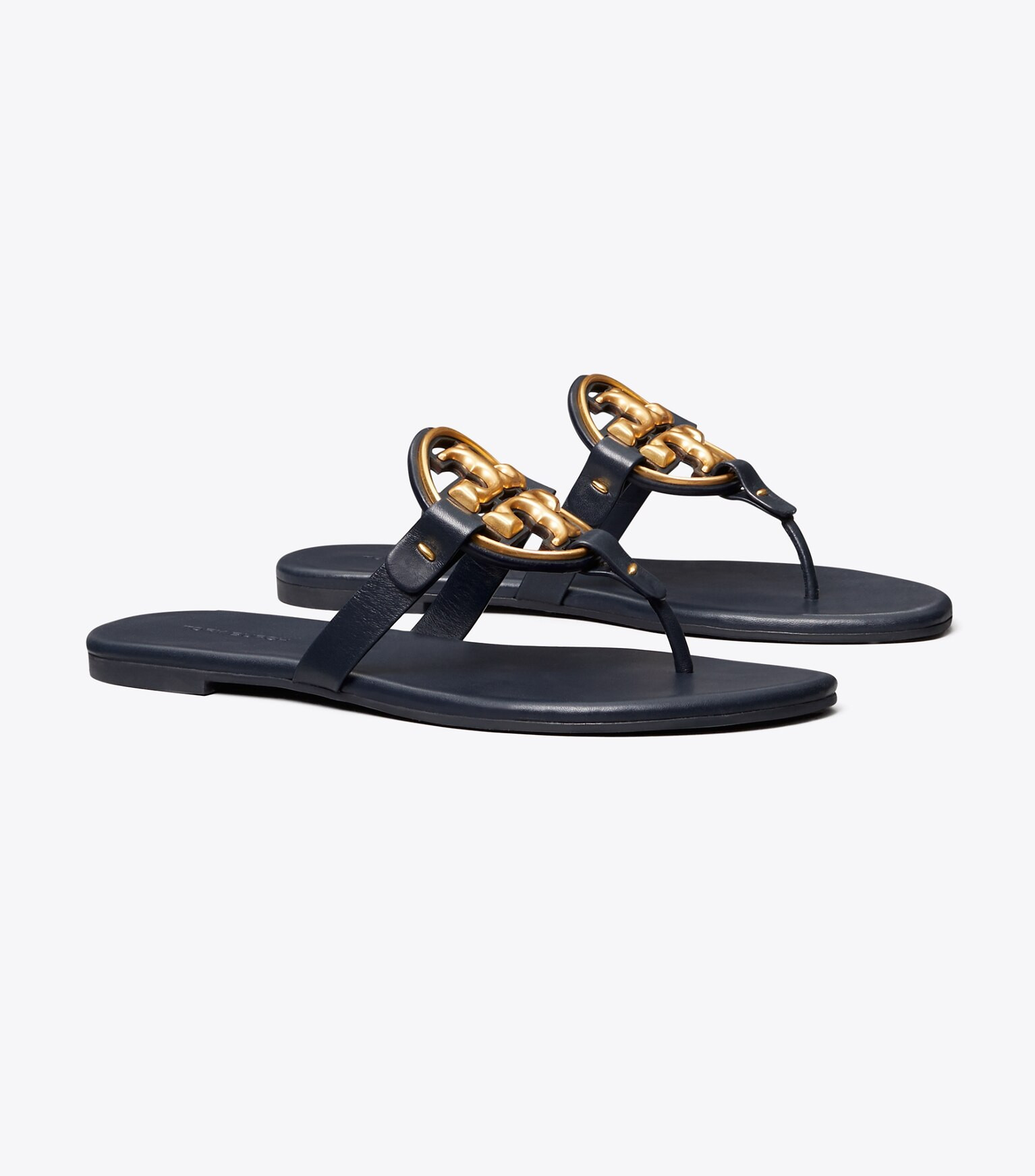 MILLER SOFT METAL LOGO SANDAL | Tory Burch (US)
