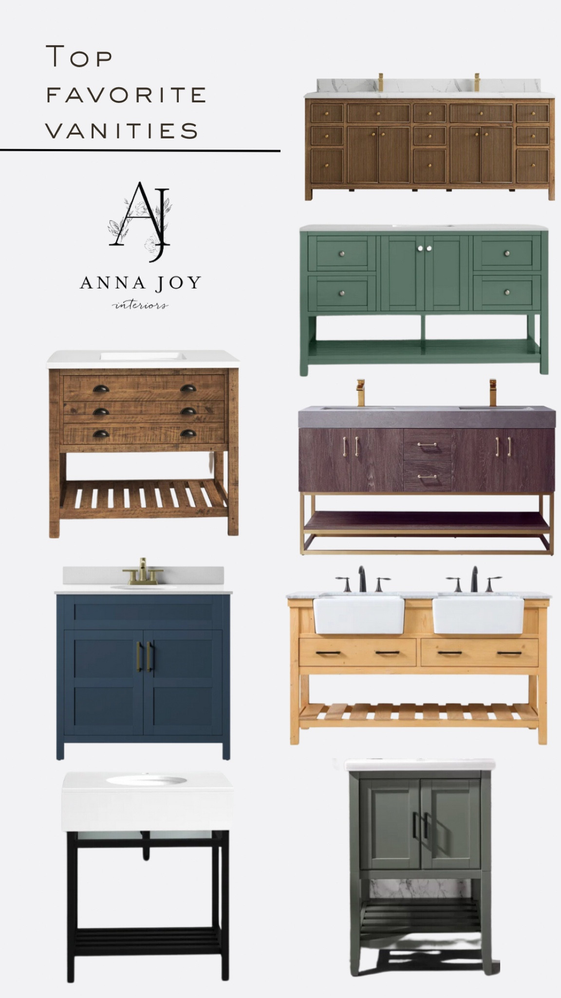 A few of my favorite bathroom vanities! They add so much character and are BEAUTIFUL! 
#LTKinteriordesign


#LTKstyletip #LTKhome