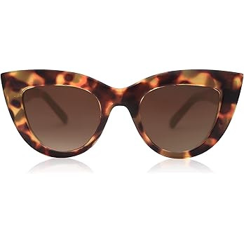 SOJOS Retro Small Vintage Cat Eye Sunglasses for Women Cute Fashion UV400 Sunnies SJ2939 | Amazon (US)
