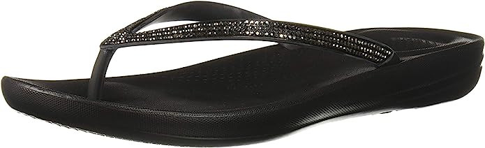 FitFlop Women's Iqushion Sparkle Flip-Flop | Amazon (US)