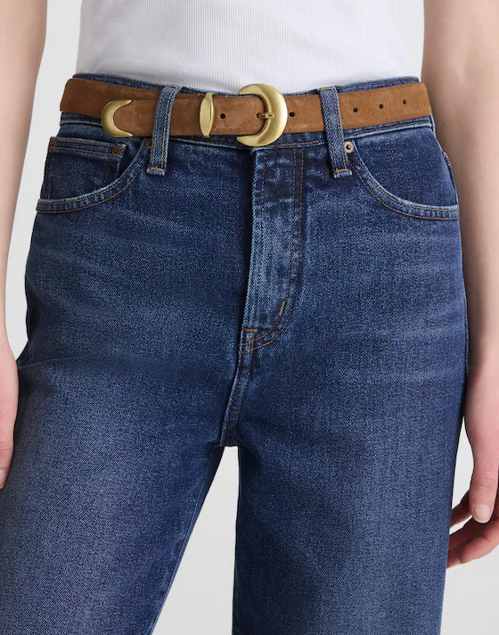 Domed-Buckle Wide Belt | Madewell