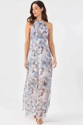 Vestido Longo PKS Frente Única Estampado | Dafiti (BR)