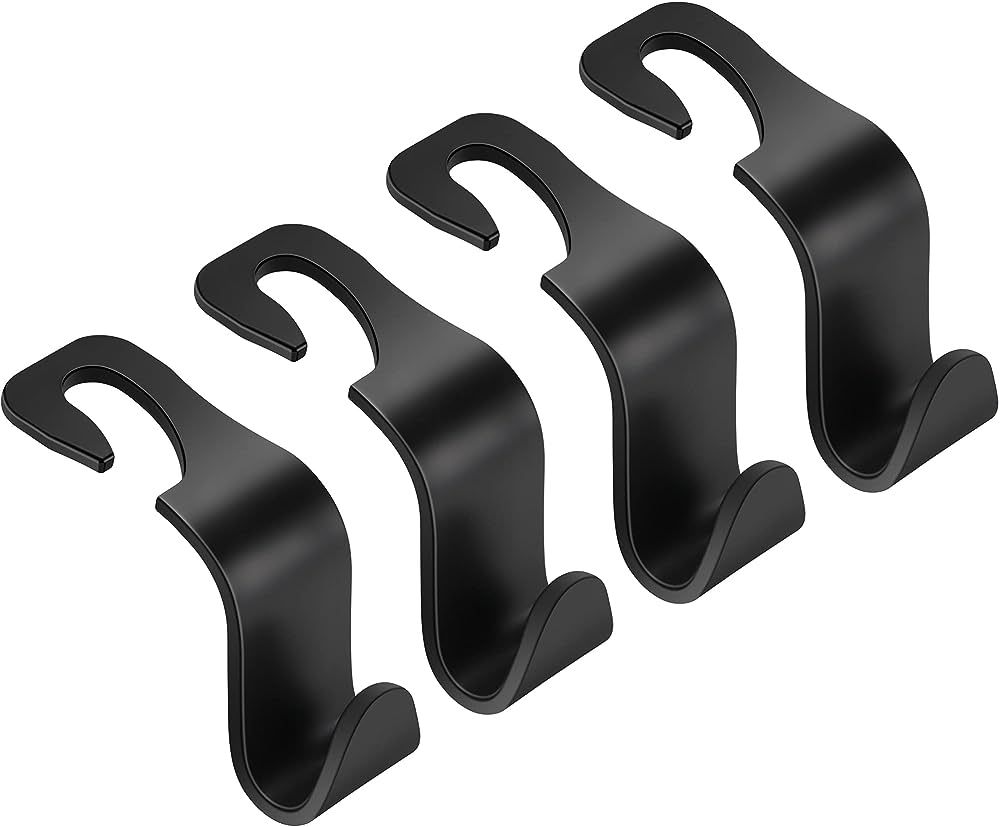 DOSAYA Paquete de 4 ganchos universales para reposacabezas de asiento de automóvil, para bolsos ... | Amazon (US)