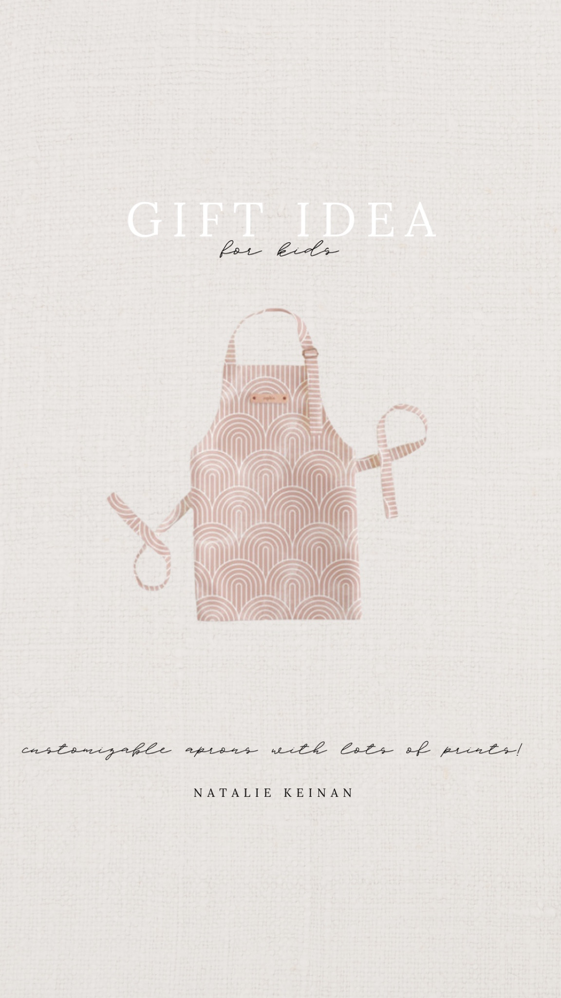 Gift idea for kids!! Customizable apron!

#LTKGiftGuide #LTKkids #LTKHoliday