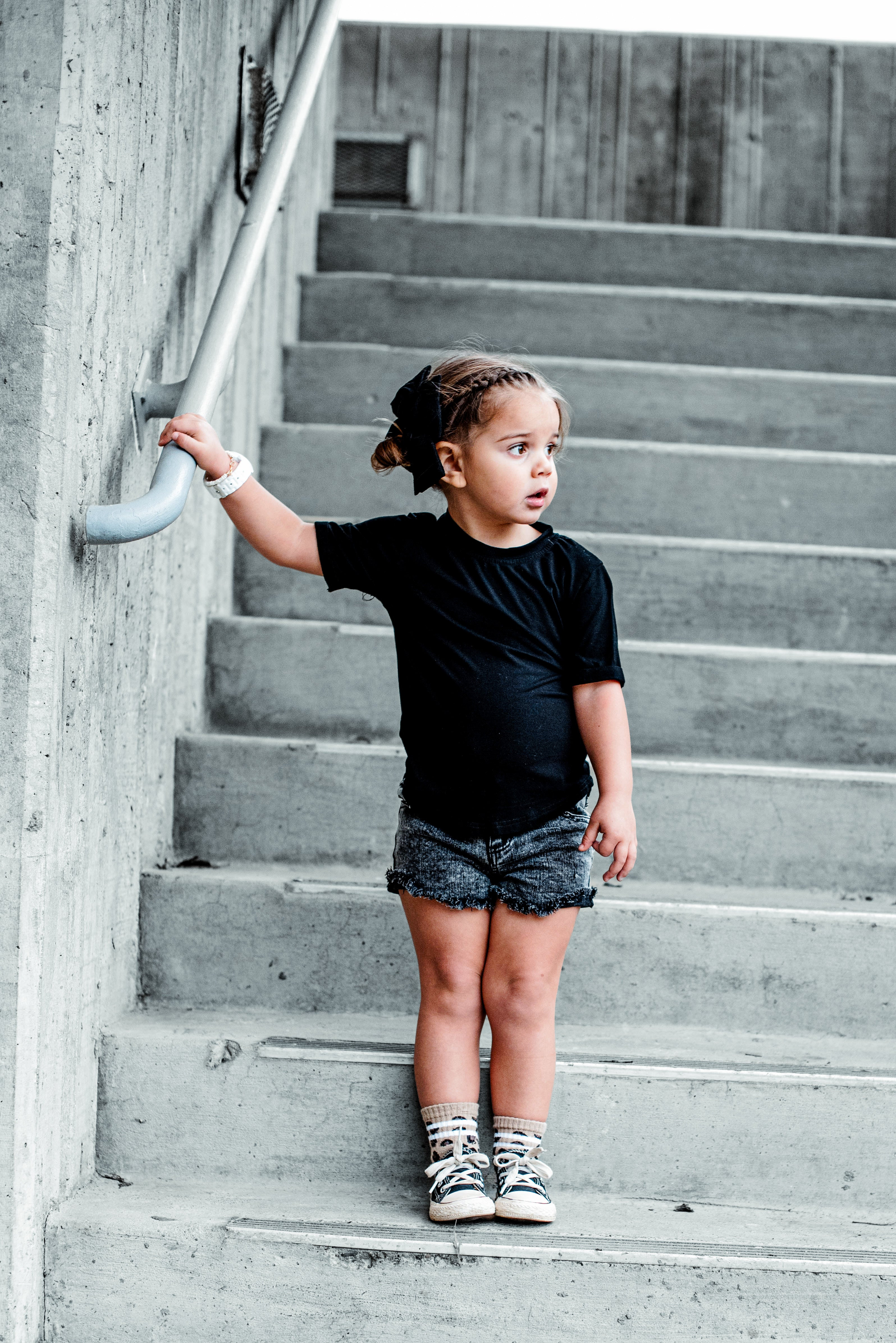 Gray Acid Wash Cutoff Denim Shorts | Fletch