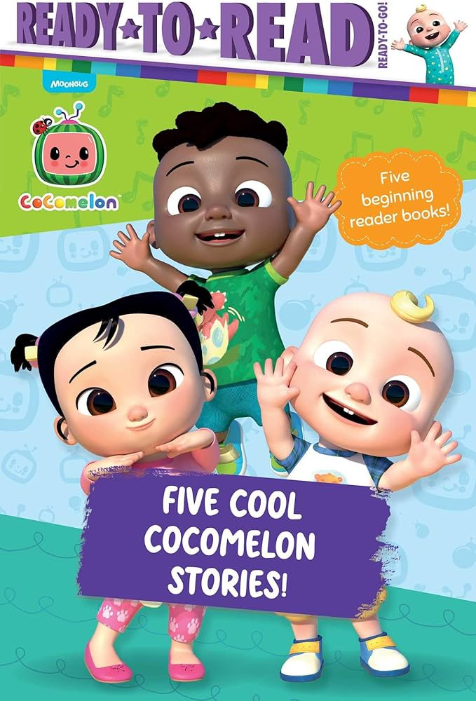 Five Cool CoComelon Stories!: I Like School!; This Is the Way We Play; The Balloon Boat Race!; Hi... | Amazon (US)