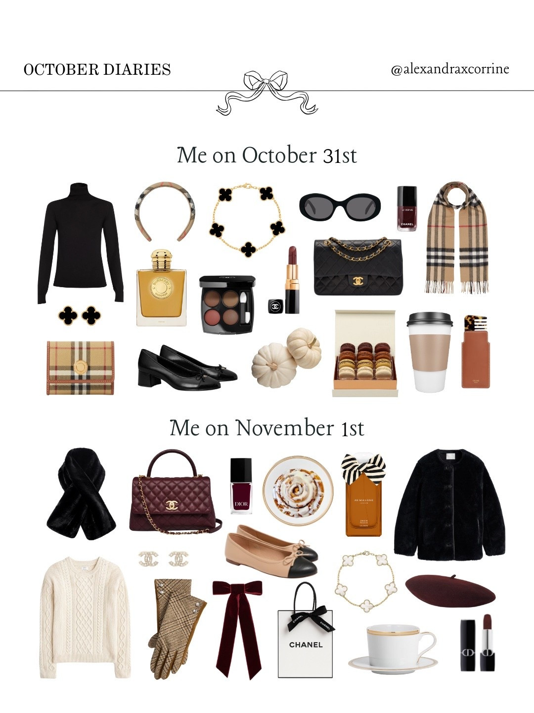 My mood on October 31st versus on November 1st ☕️🤍⛸️❄️

#november1st #winteraesthetic #christmasseason #moodboardaesthetic #pinterestinspo 

[ October 31st, November 1st, Ralph Lauren aesthetic, frank sinatra winter, luxury aesthetic, fall to winter, preppy chic fall, Burberry aesthetic, pumpkin spice season, hot chocolate season, hot cocoa, Pinterest mood board aesthetic ]

#LTKStyleTip #LTKSeasonal #LTKHoliday