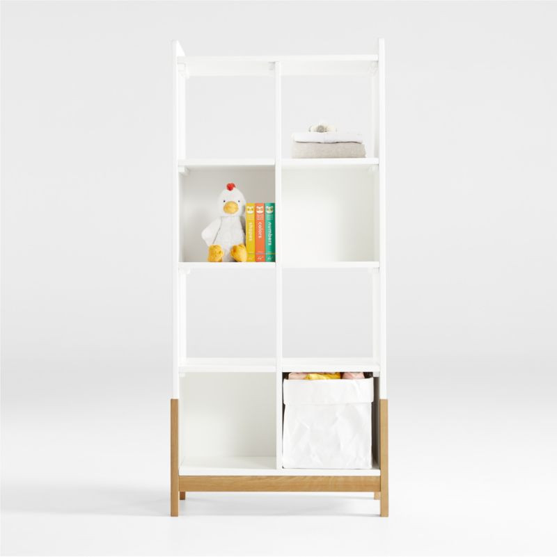 Rue White 8-Cube Kids Bookcase + Reviews | Crate & Kids | Crate & Barrel