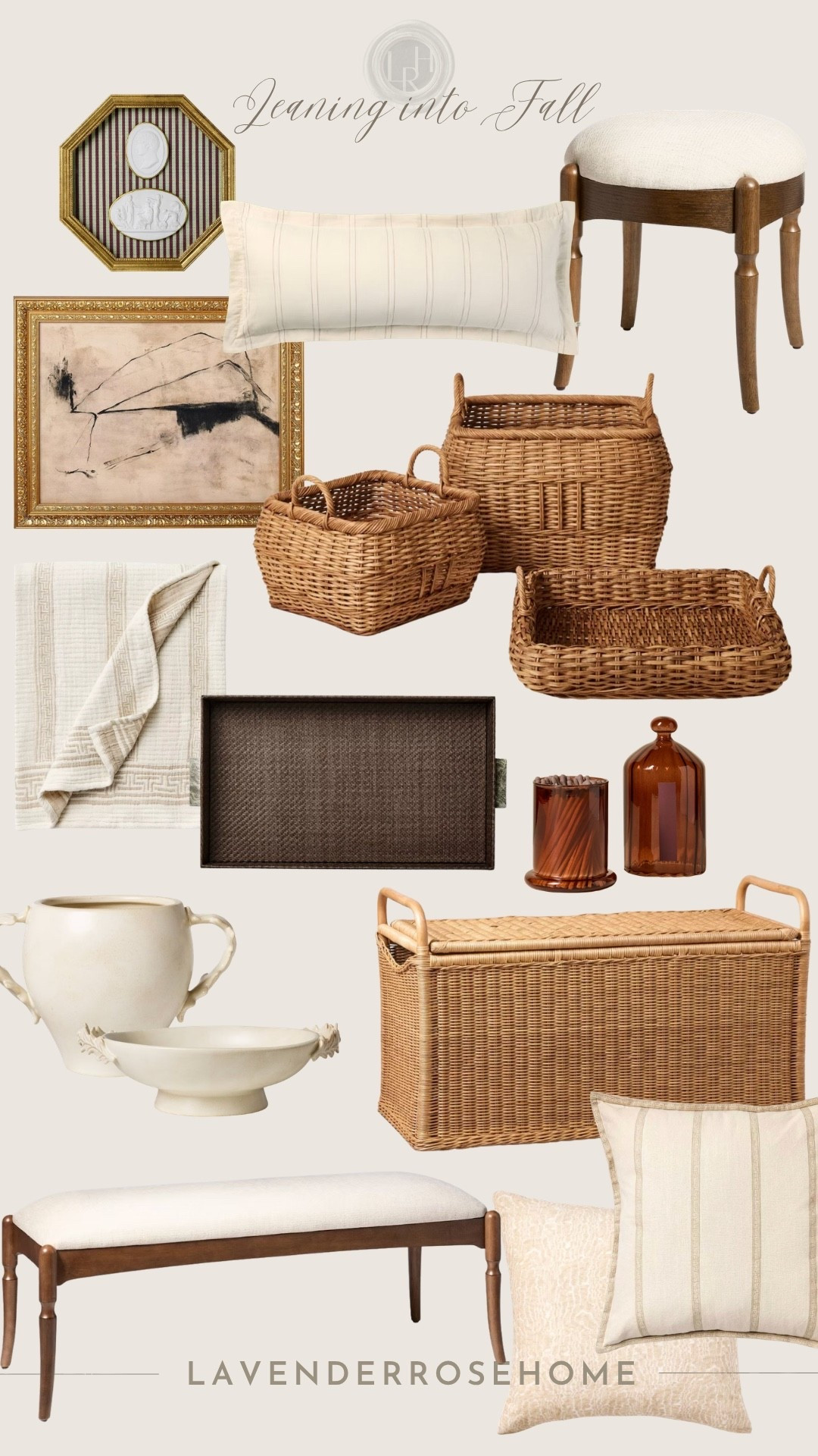 Leaning into fall with timeless textures, classic silhouettes, and warm neutral layers. 🍂 These new Target finds prove you don't need pumpkins to create a cozy home - just woven textures, soft textiles, and beautifully classic pieces that transition effortlessly into the season.

Target home decor, fall home decor, neutral home decor, woven baskets, classic home style, cozy home. LavenderRoseHome

#LTKHome