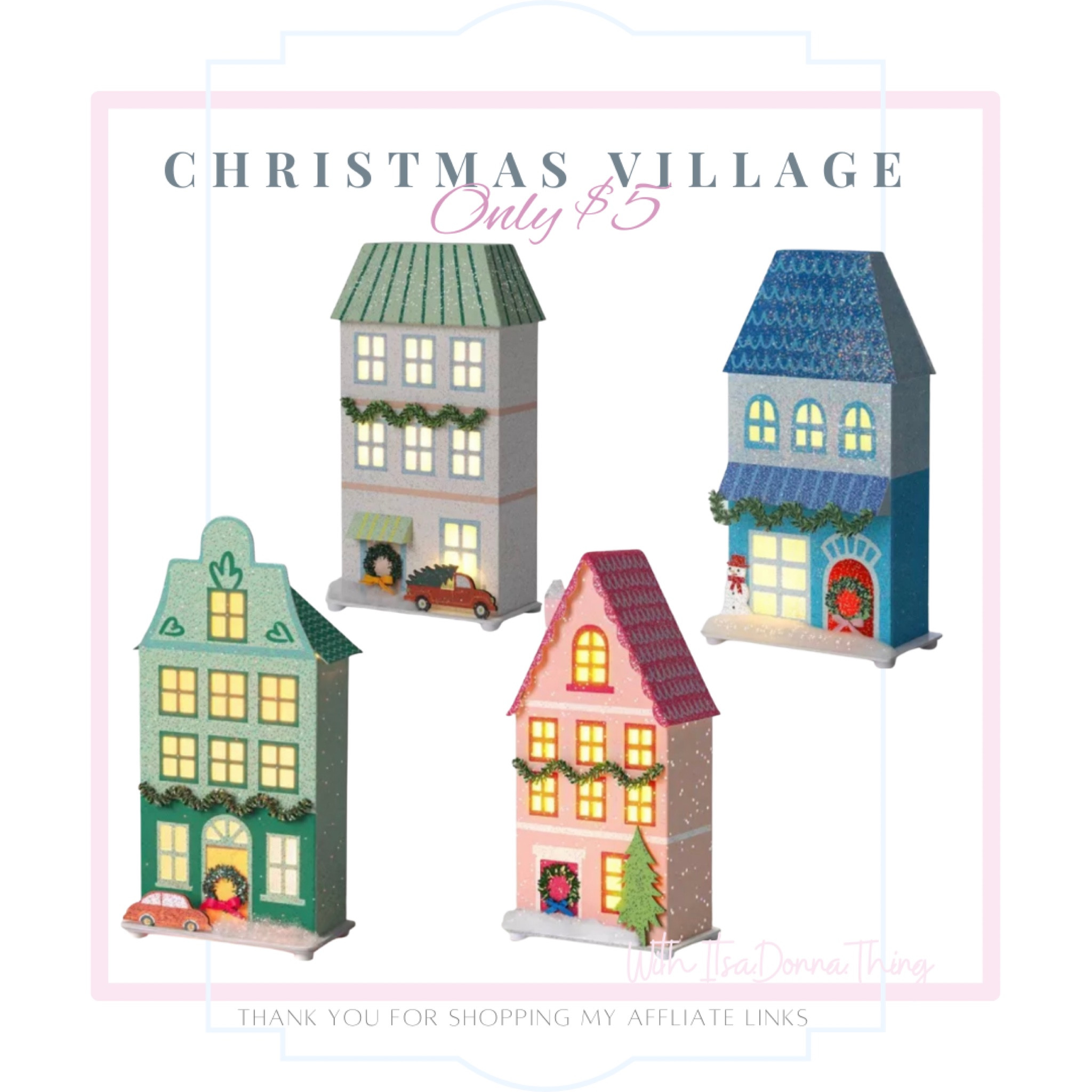 LED Christmas Village, only $5 from Target! 

#LTKhome #LTKfindsunder50 #LTKSeasonal